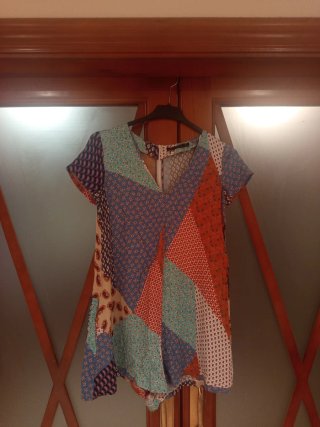 Mono estampado patchwork