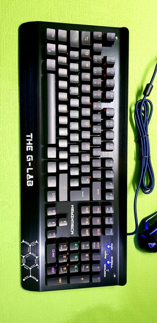 Teclado Mecánico Gaming The G-Lab KEYZ-MECA+RATON