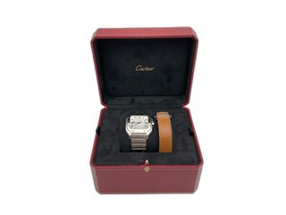 reloj pulsera premium caballero cartier santos wssa0018