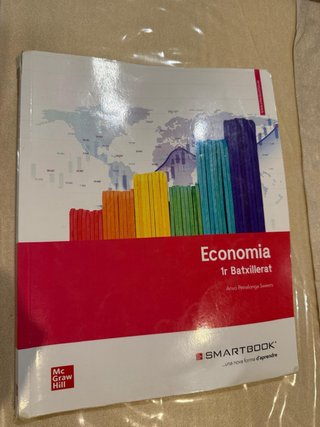 Libro de economía, 1 bachillerato.