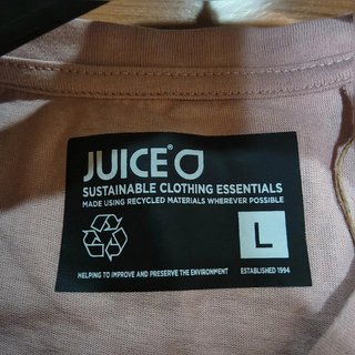 Camiseta Juice Sustainable Organic Cotton Rosa...