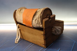 Mundillo de rodillo para bolillos. Bolillero.