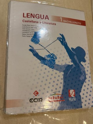 Libro de Lengua castellana, 1 de bachillerato.