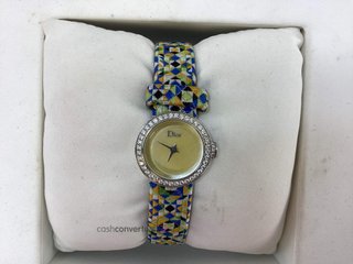 reloj alta gama señora dior la mini de dior mosaique cd040110-j