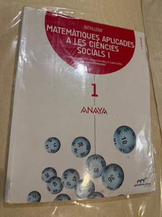 Libro Matemáticas Aplicadas Ciencias Sociales I