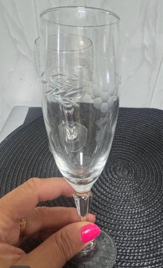 Copas de cristal grabadas