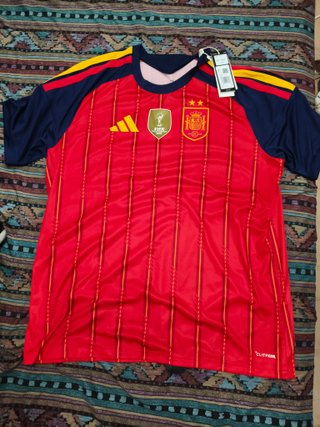 Camiseta Adidas España Roja y Amarilla