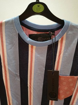 Camiseta Soul Star England Rayas Verticales...