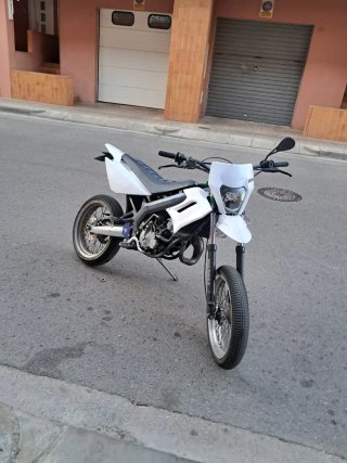 Guardabarros corto moto blanco