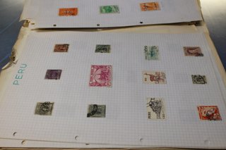 Sellos del mundo en los años 40.