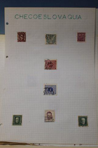Sellos del mundo en los años 40.
