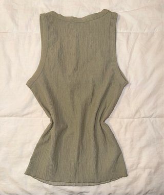 Camiseta Zara Verde Talla S