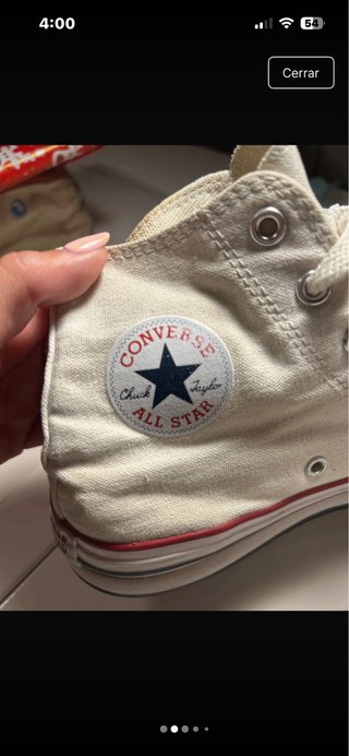 Converse All Star Beige/Blanco