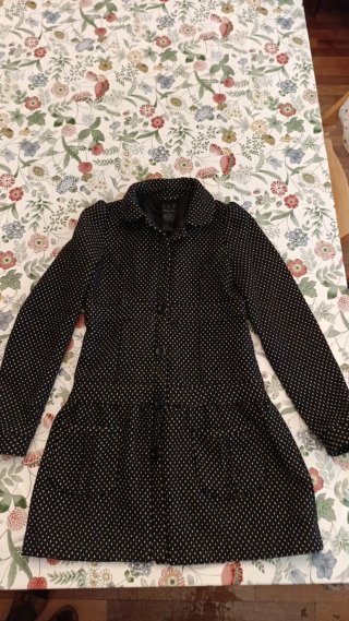 Abrigo Zara Lana Puntos