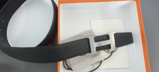 Cinturón Hermès Piel Negro