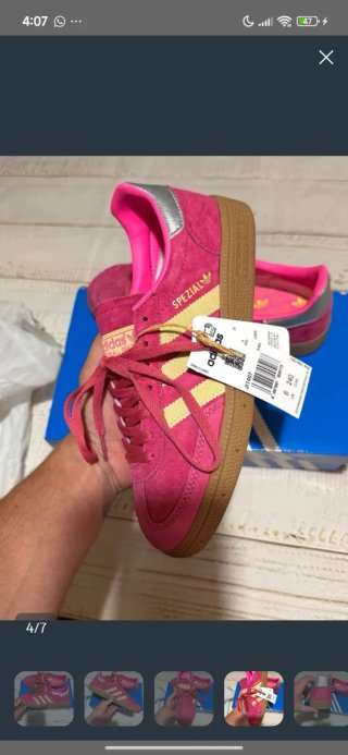 Adidas Spezial Rosa y Dorado