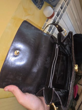 Borsa tracolla vera pelle coccodrillo