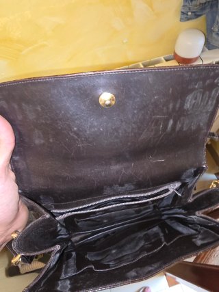 Borsa tracolla vera pelle coccodrillo