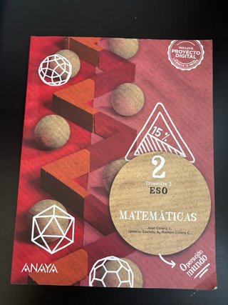 Matemáticas 2do ESO