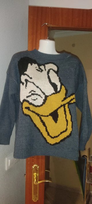 Jersey Pato Donald Gris y Amarillo