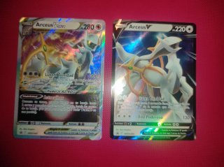 Cartas Pokémon Arceus V ASTRO y V
