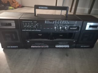 Estéreo Vintage Radio Cassette Doble