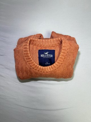 Jersey Hollister Naranja Talla L