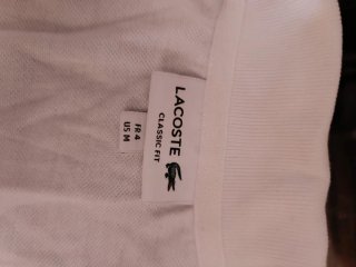 Polo Lacoste Blanco