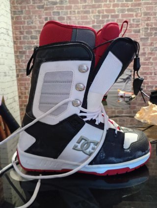 Botas Snowboard DC Shoes Negras/Blancas/Rojas