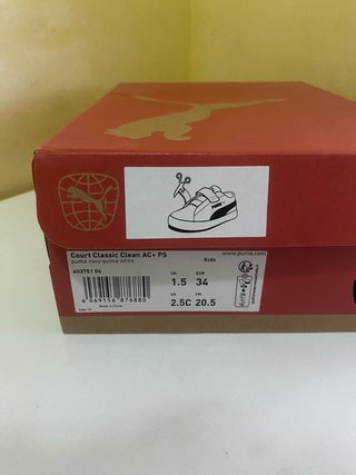 Zapatillas Puma niño velcro talla 34