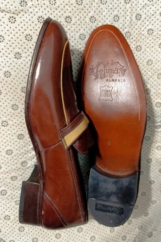 Zapatos hombre de cuero vintage