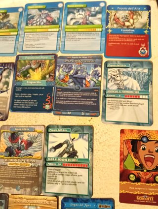 Cartas Gormiti Colección Aire Mar Luz Foil