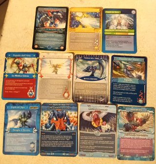 Cartas Gormiti Colección Aire Mar Luz Foil