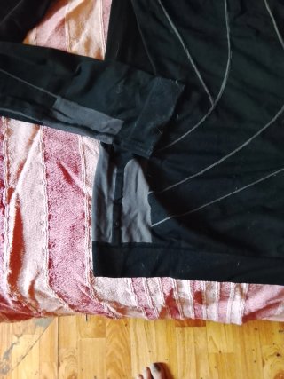 Camiseta elástica negra XXL