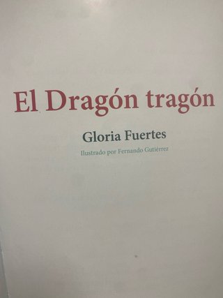LIBRO:”El Dragón tragón”