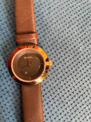 Orologio Breil donna pelle marrone e oro
