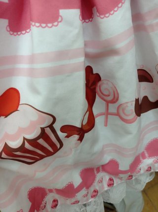Falda Sweet Lolita Estampado Dulces