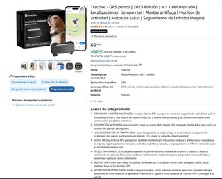 Localizador GPS Tractive para perros