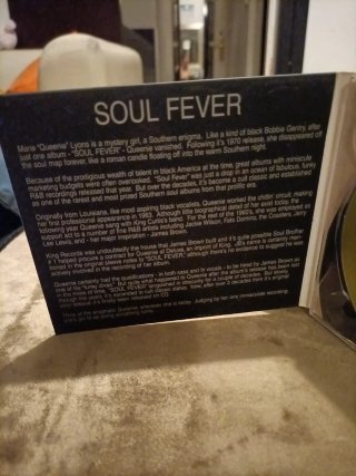 Marie Queenie Lyons Soul Fever CD