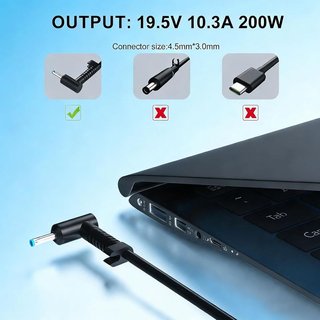 XINTALA Cargador 200W 19.5V 10.3A HP Victus Omen