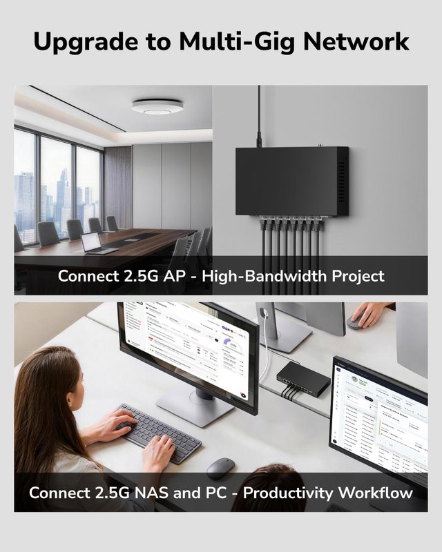 CUDY HS108ES1 Switch 8x2.5G 1x10G SFP+ Gestionable