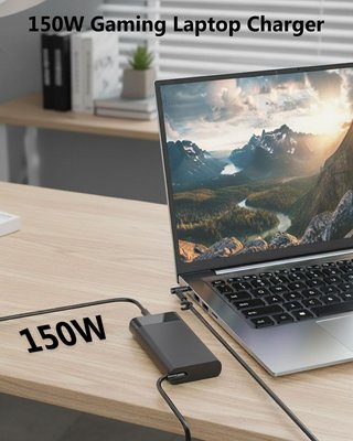 JEESTAM Cargador 150W 19.5V 7.7A HP ZBook OMEN