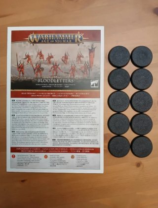 10 Bloodletters of Khorne Warhammer.