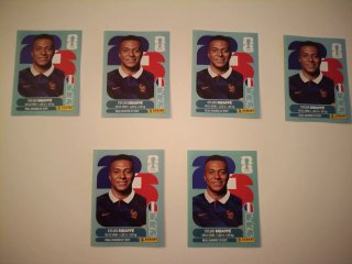 6 Cromos Kylian Mbappé Mundial 2026