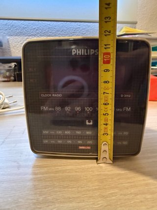 Radio despertador Philips D-3112 vintage