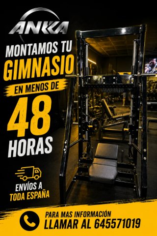 Máquinas de Gimnasio ANKA - Montaje Rápido.