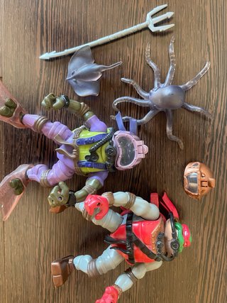 Lote Tortugas Ninja TMNT Buceo