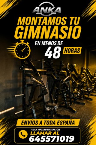 Máquinas de Gimnasio ANKA - Montaje Rápido.