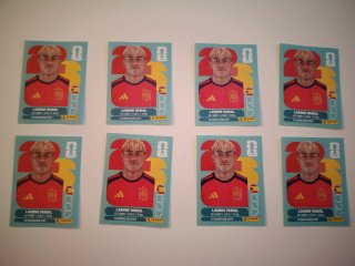 8 Cromos Lamine Yamal Mundial 2026
