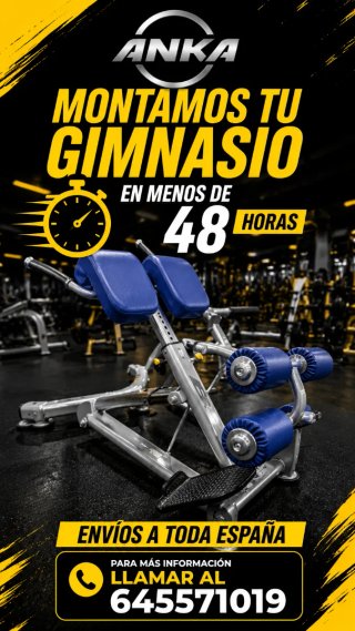Máquinas de Gimnasio ANKA - Montaje Rápido.